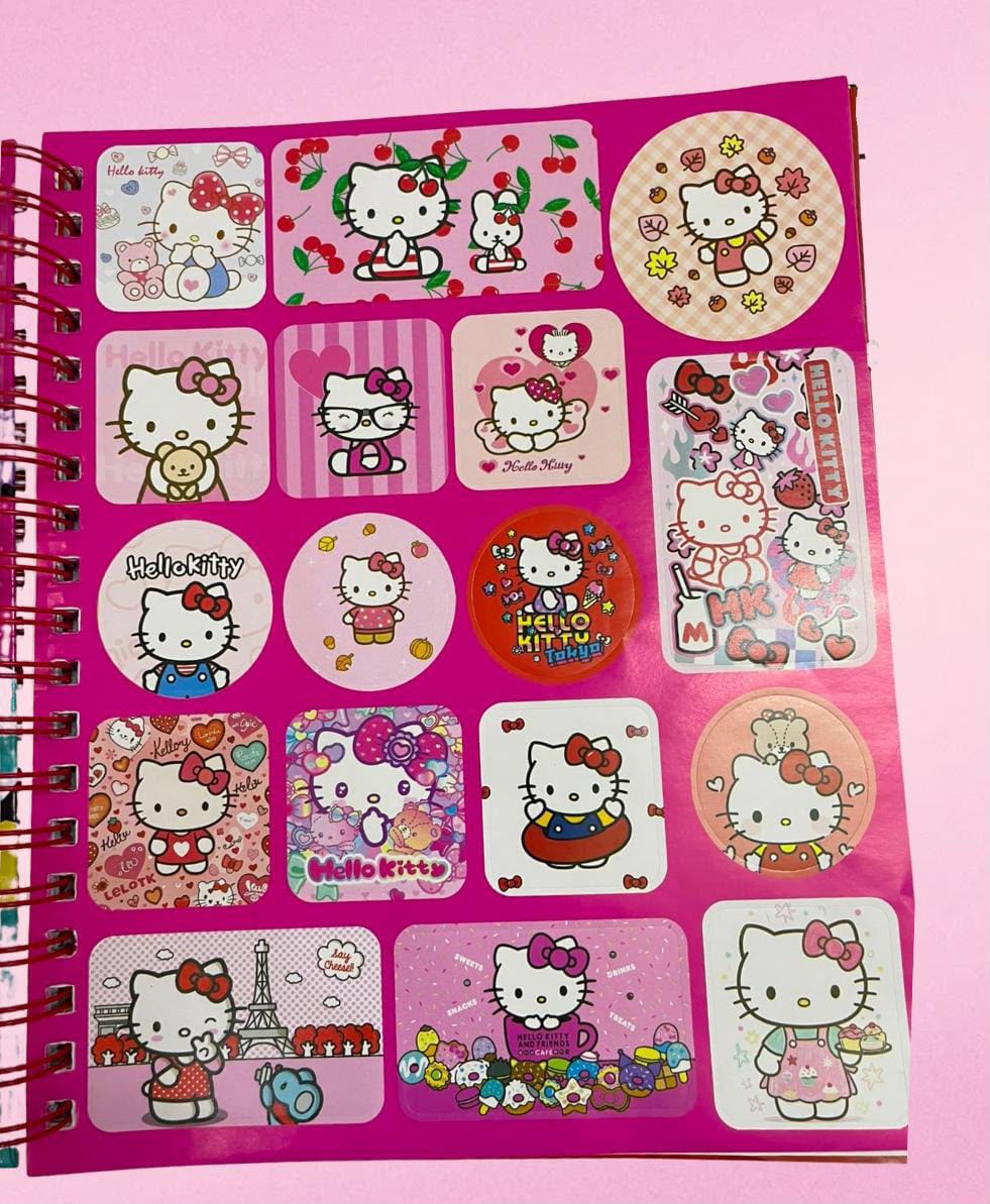 Variant 3 colouring book activity with stickers, cut outs, stationery, markers and colouring book
