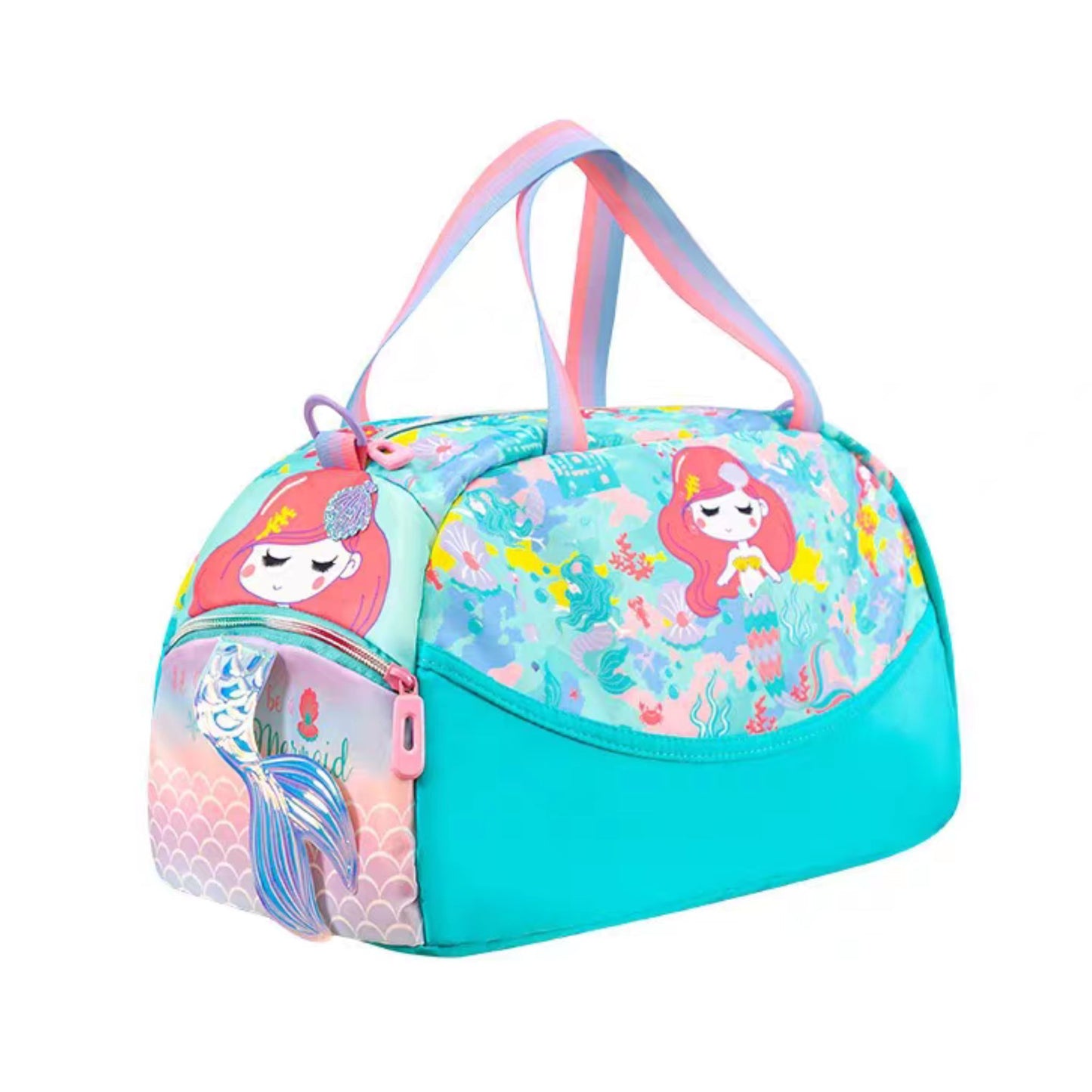 Vest look alike mermaid theme backpack