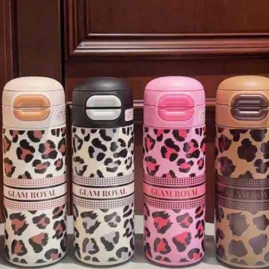 Tiger print insulated bottles