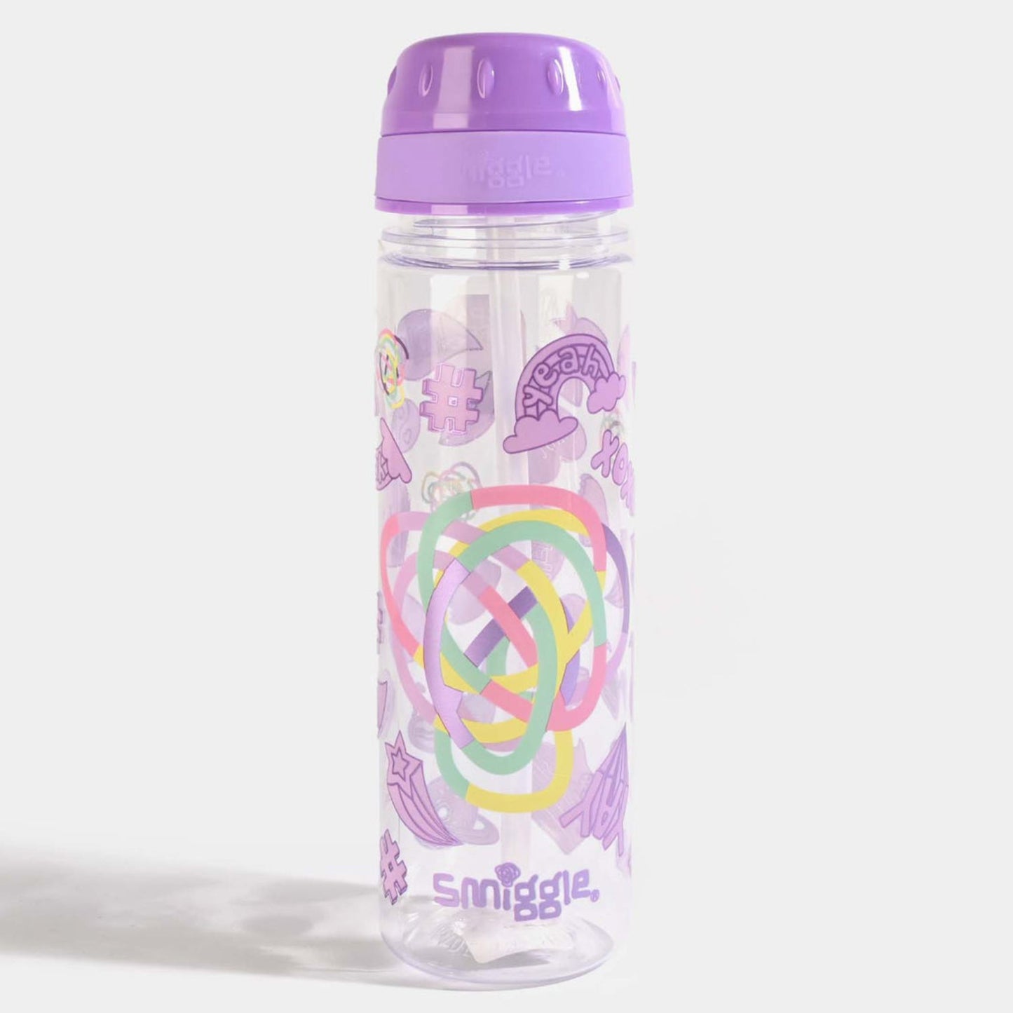 Smiggle look alike Rainbow Theme Water Bottle