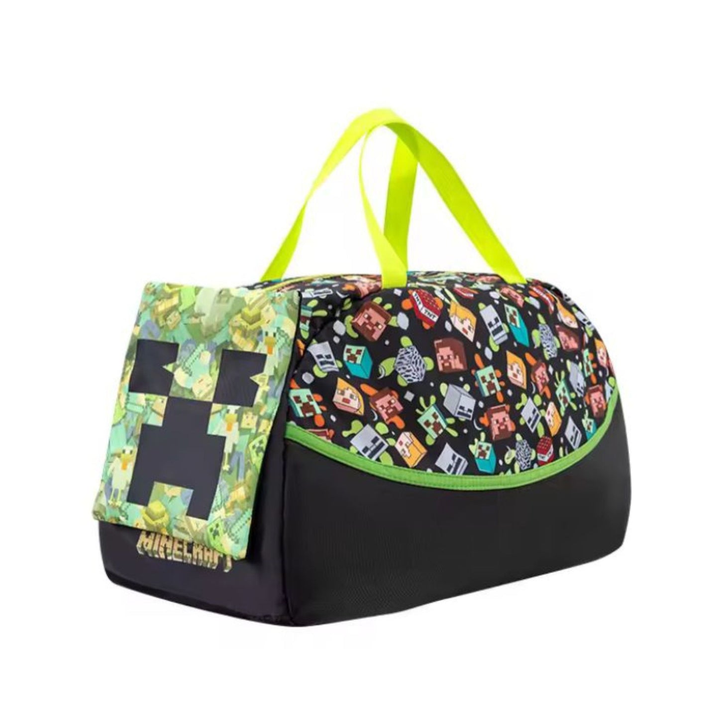 Vest look Alike Mine Craft Travel Bag
