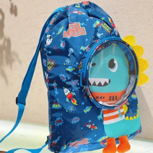 Vest Series Dino Theme Swim Bag