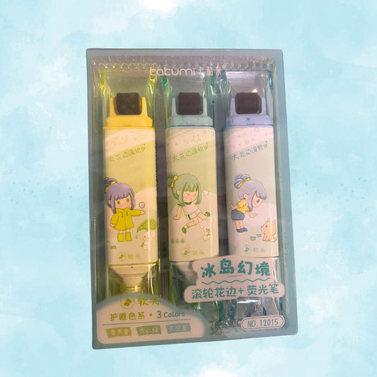 Candy shapes dual highlight plus roller pack