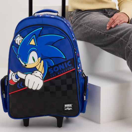 Sonic Theme Trolley Backpack