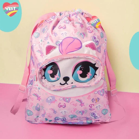 Vest Series Cat Theme Swim Bag