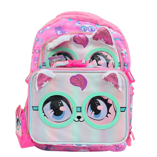 Cute Cat 3 piece backpack set
