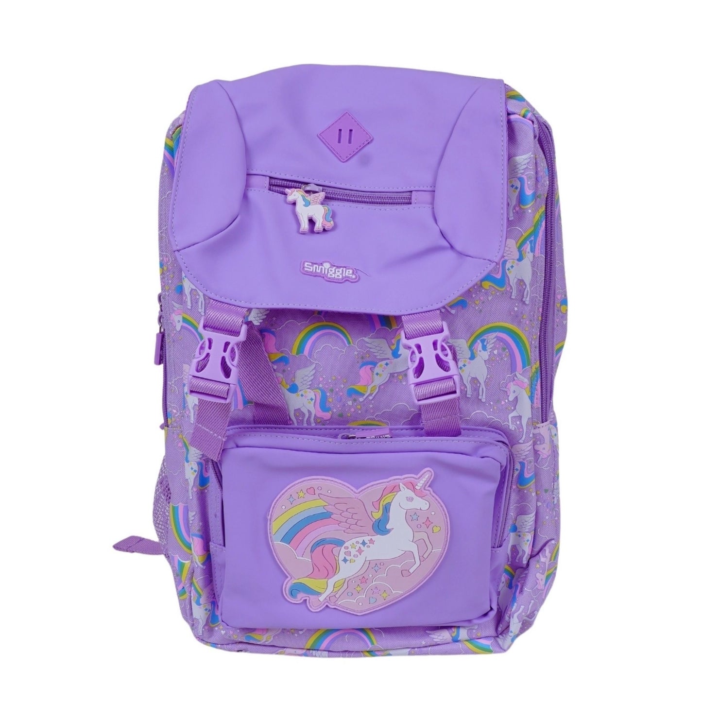 Smiggle Purple Unicorn backpack