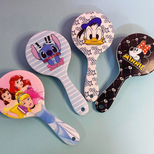 Big size round disney hair brush