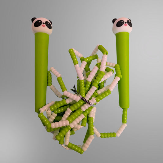 Panda skipping rope