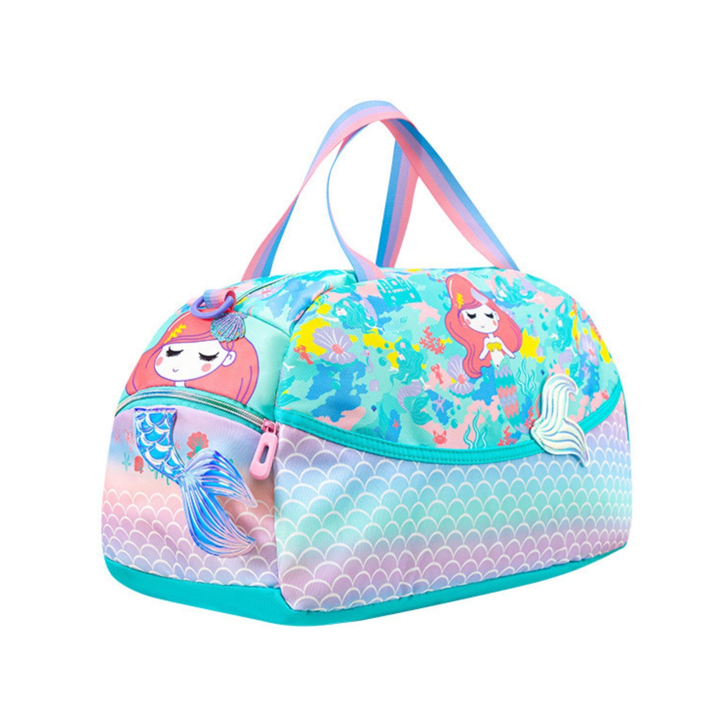 Vest look alike mermaid theme backpack