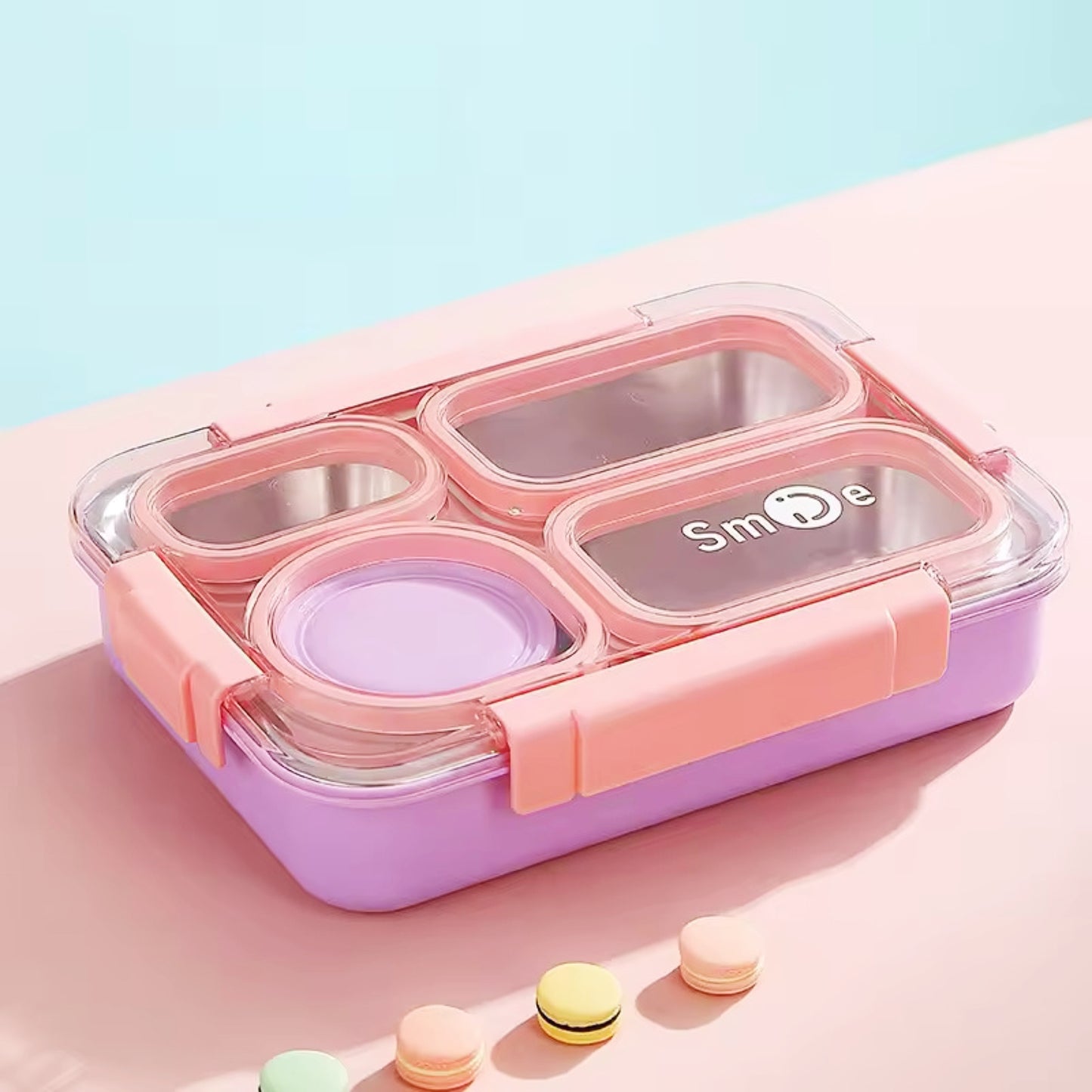 Smile bento lunch box