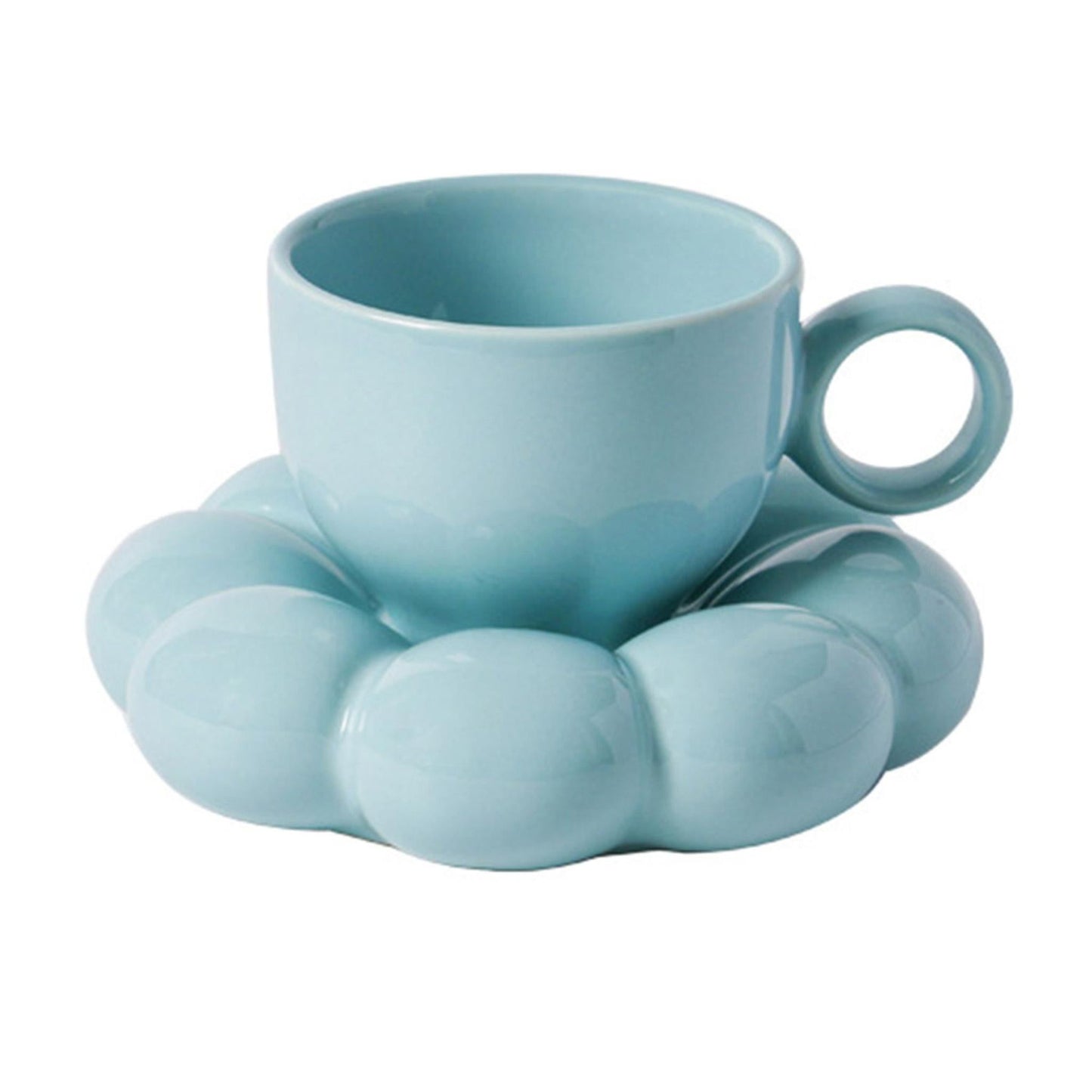 Adorable sunflower mug & saucer set