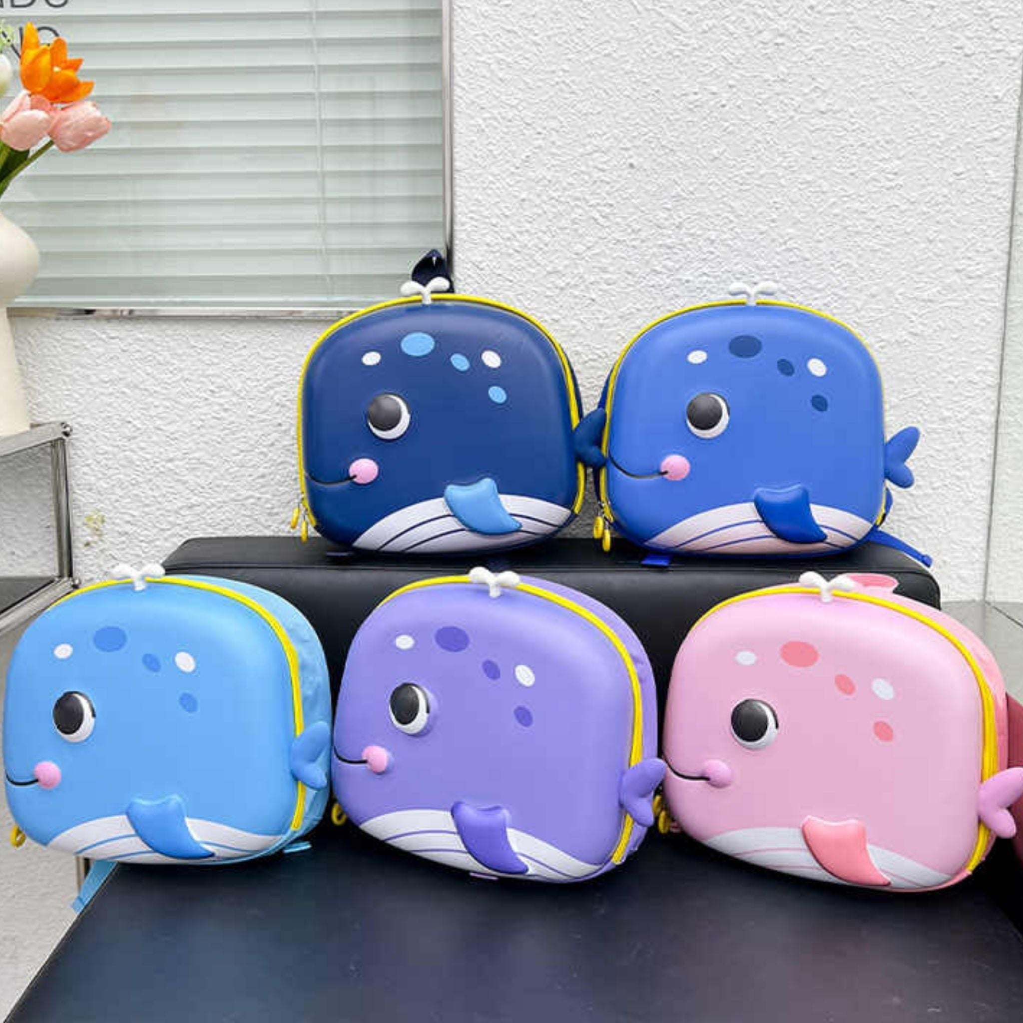 Cute fish hard shell backpacks – Twinklestarkidsworld
