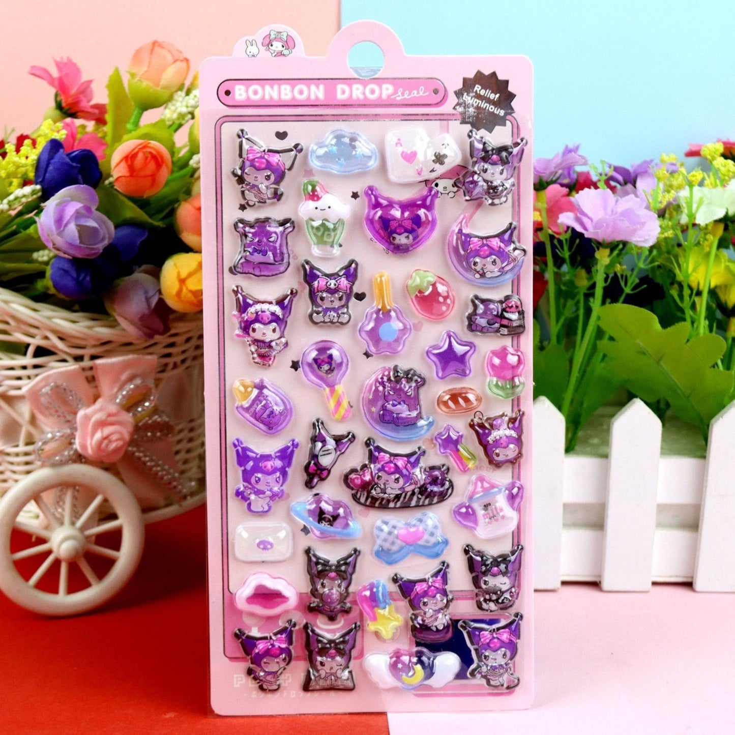 Sanrio padded stickers