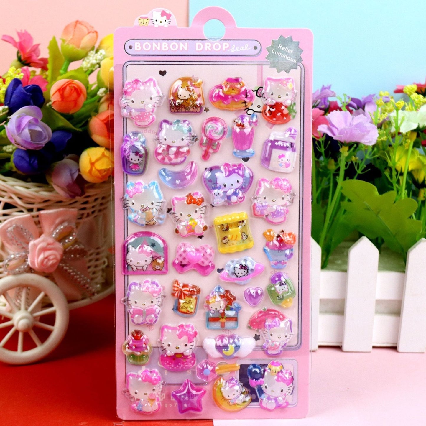 Sanrio padded stickers