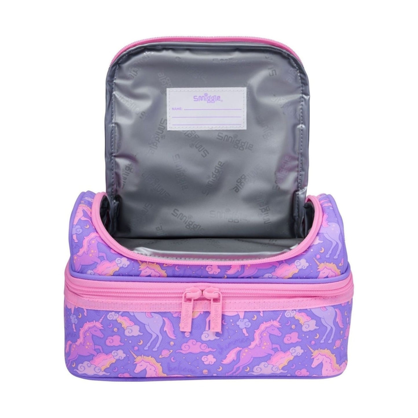 Smiggle Purple Unicorn Lunch Bag