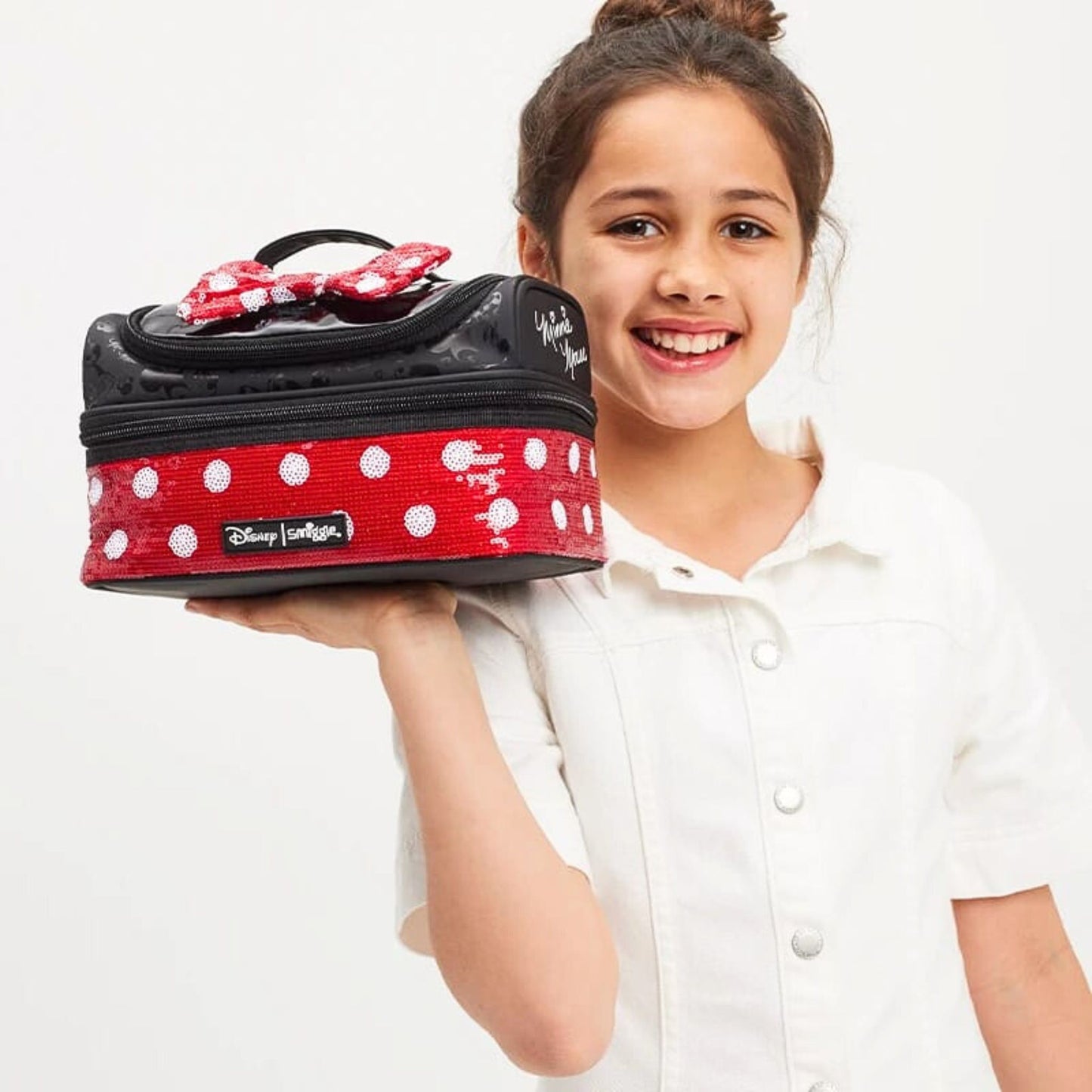 Smiggle mini mouse theme lunch bag