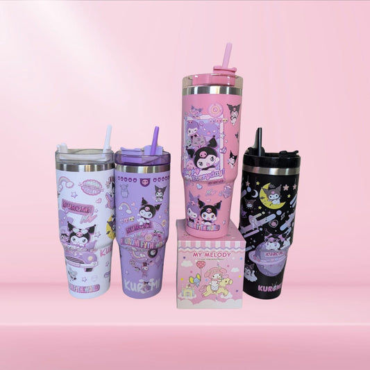 Kuromi straw style tumbler