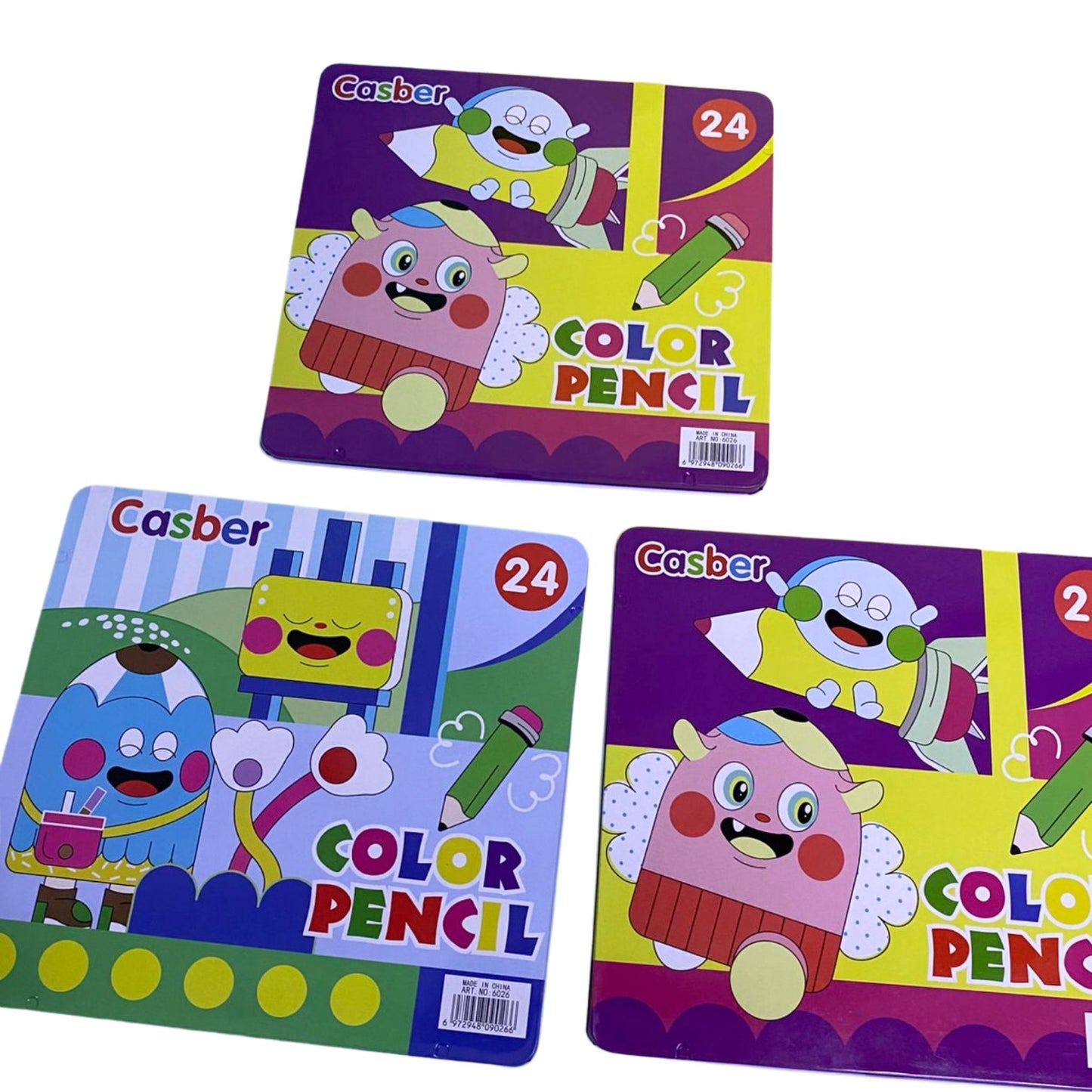 Tin colors 24 piece pack