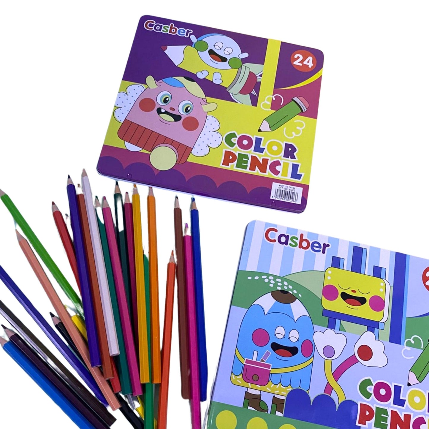 Tin colors 24 piece pack