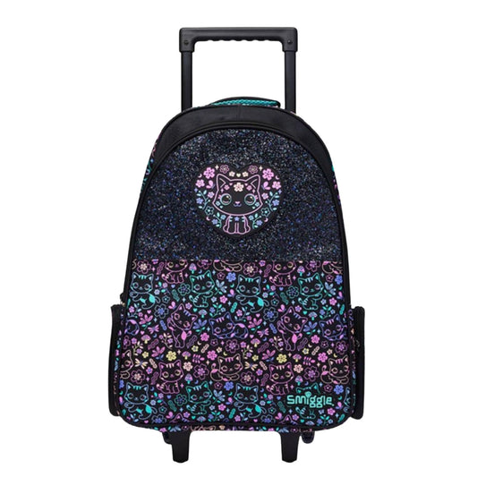 Smiggle Black Cat Trolley Bag