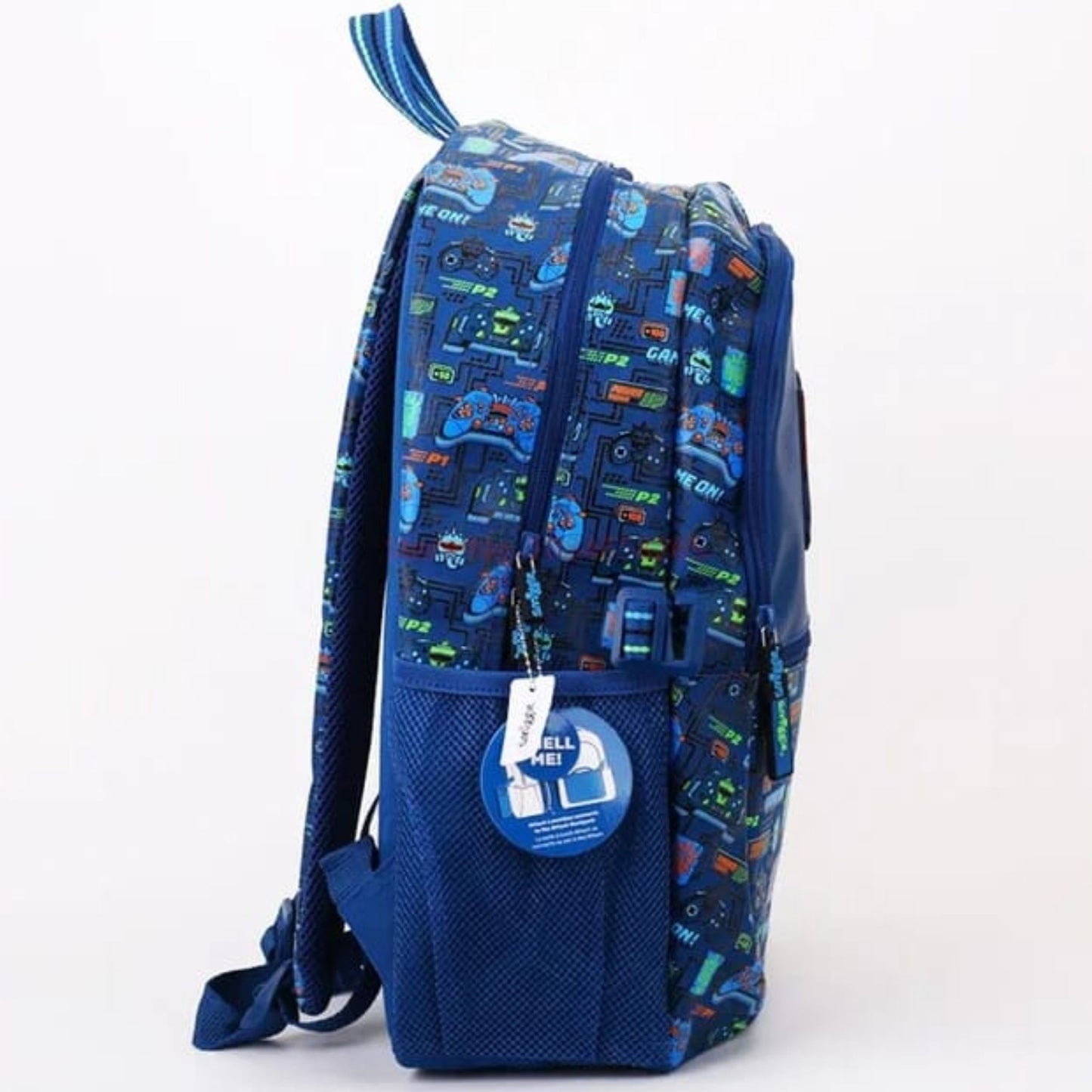 Smiggle Game on theme backpack