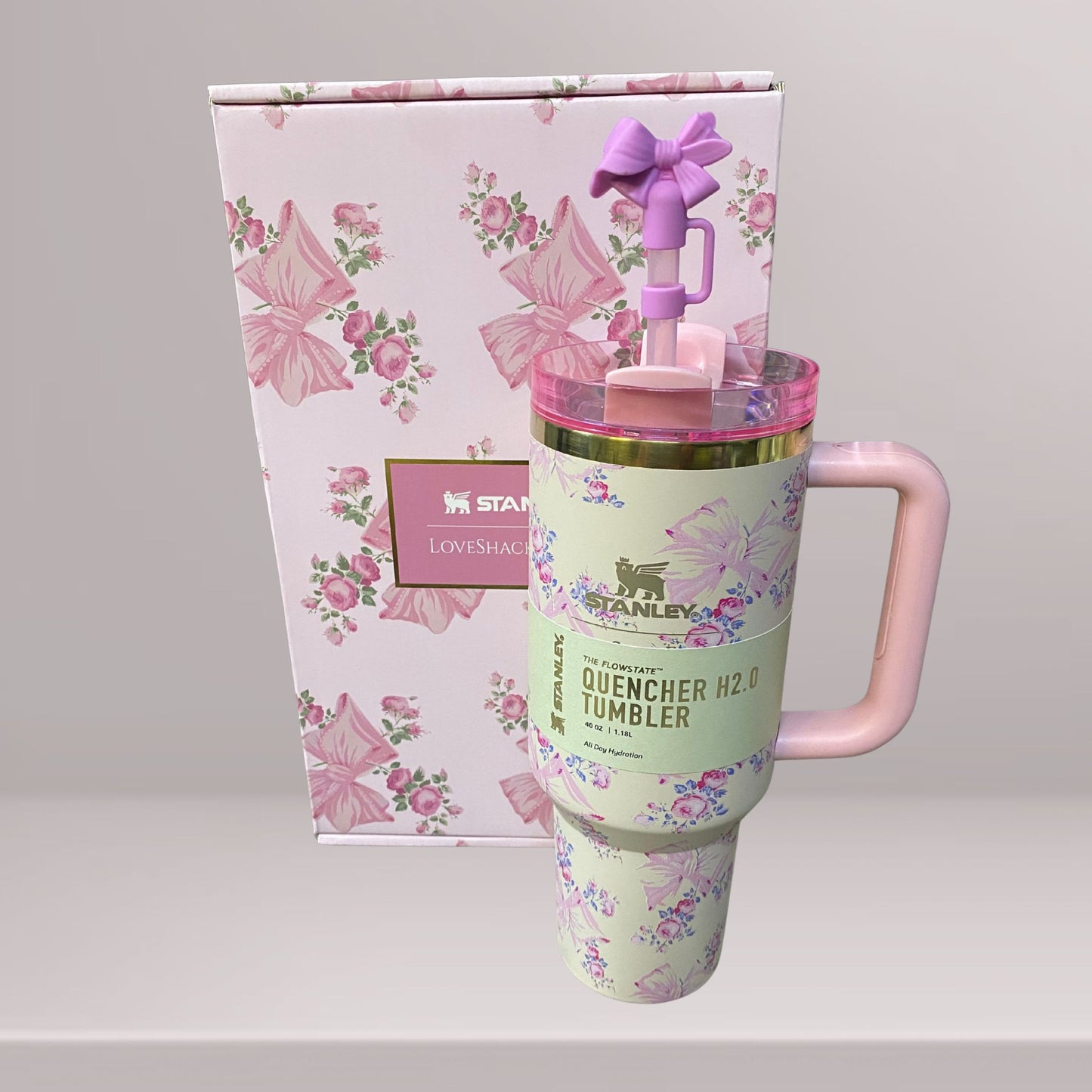 Stanley Pink Bow Tumbler
