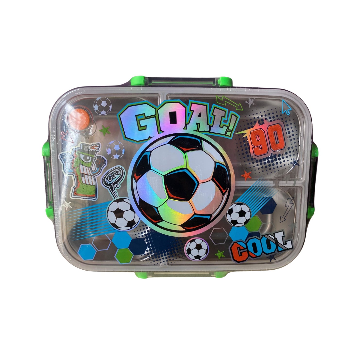 Vest Series Black Football Lunch Box