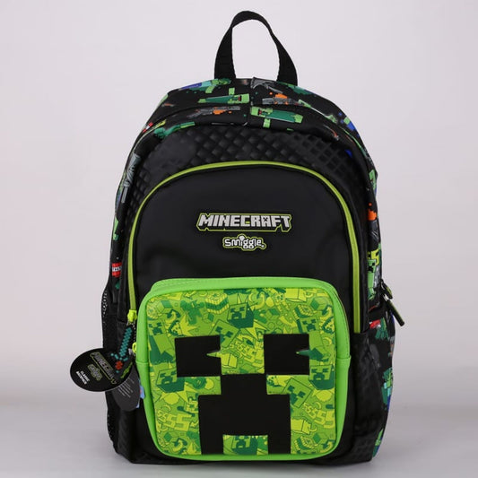 Smiggle Minecraft theme backpack