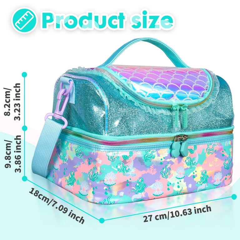 Vest series mermaid lunch bag