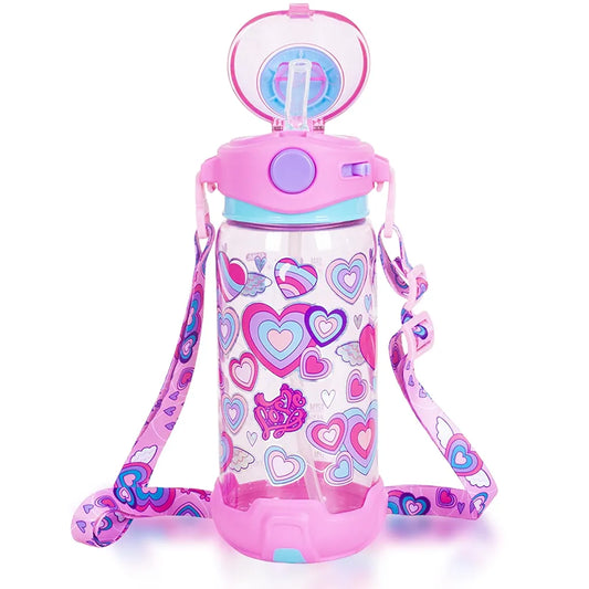 Vest series Heart Theme Water Bottle