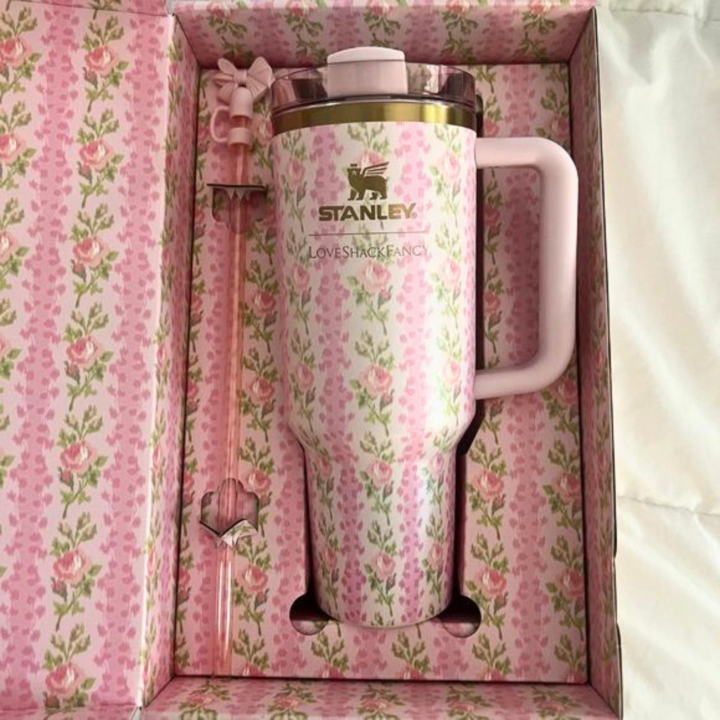 Stanley Dark Pink Floral