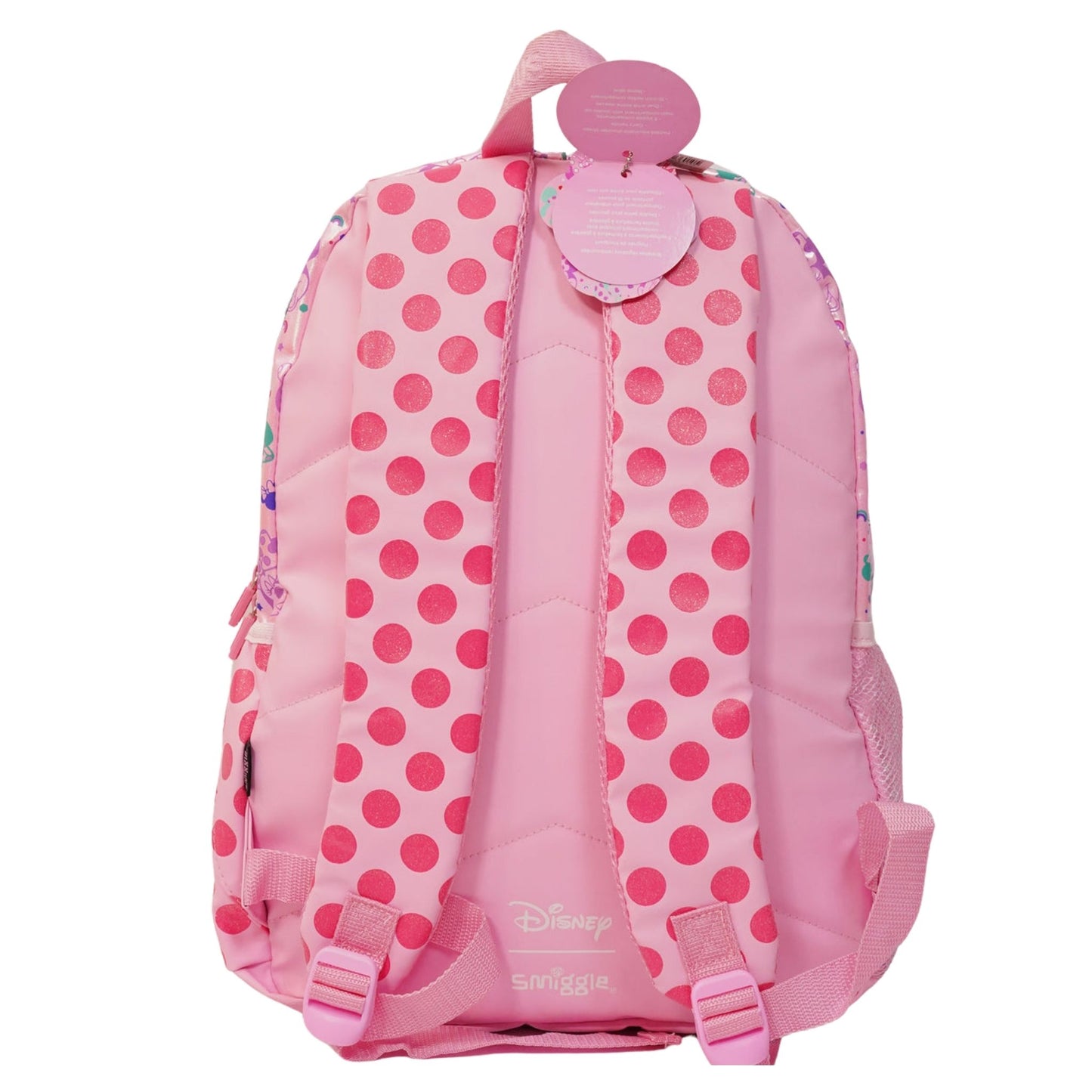 Smiggle Pink Mini Mouse theme backpack
