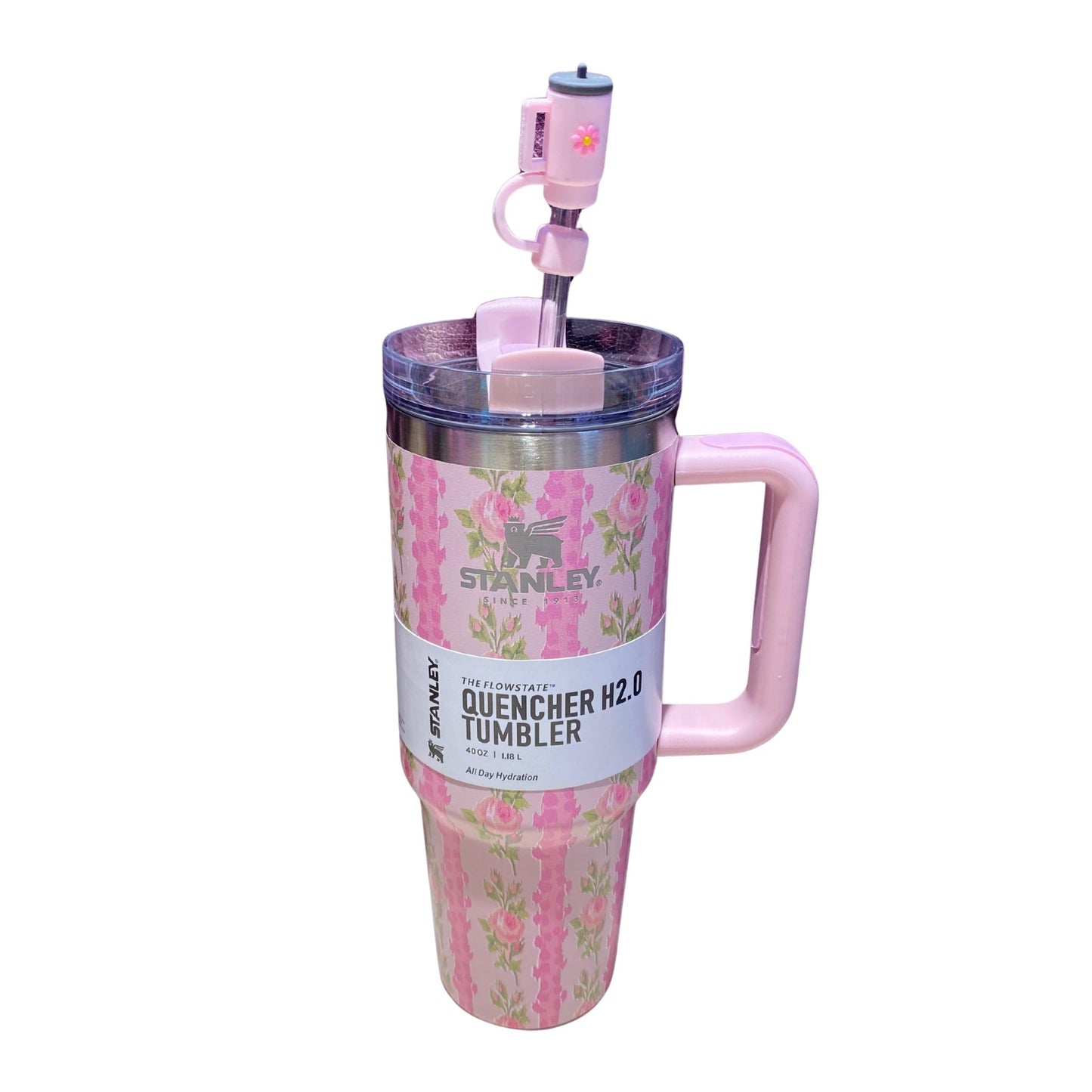 Stanley Pink Floral Tumbler