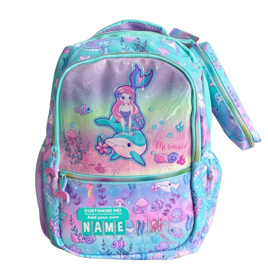 Vest Series Mermaid Theme Backpack