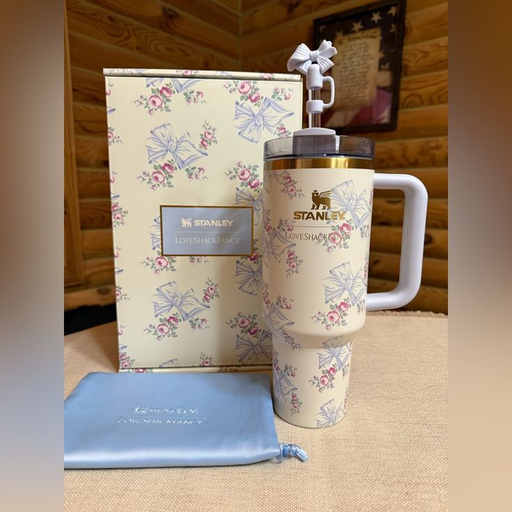 Stanley Blue Bow Tumbler