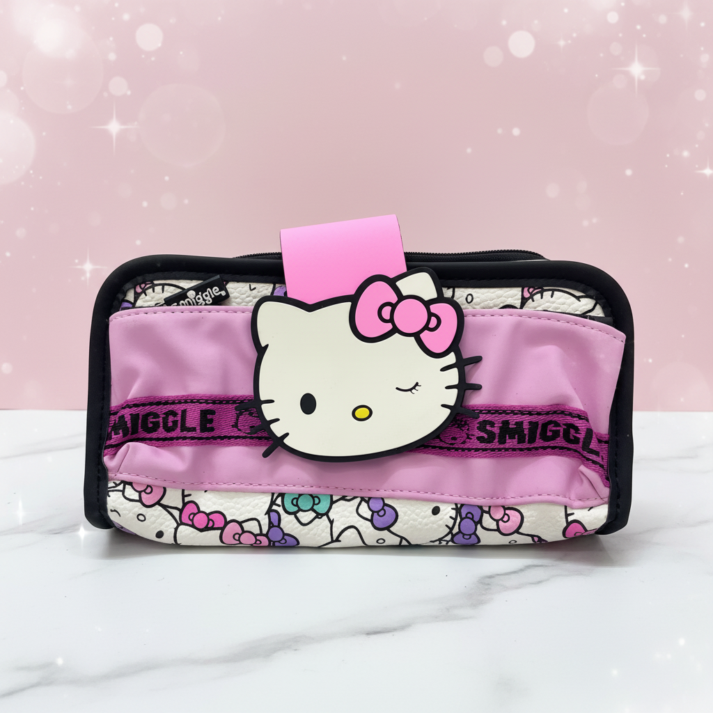 Hello Kitty Smiggle Pencil Case with Pink Strap