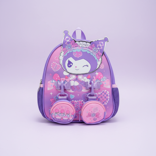 Kuromi Bag Elegant Background