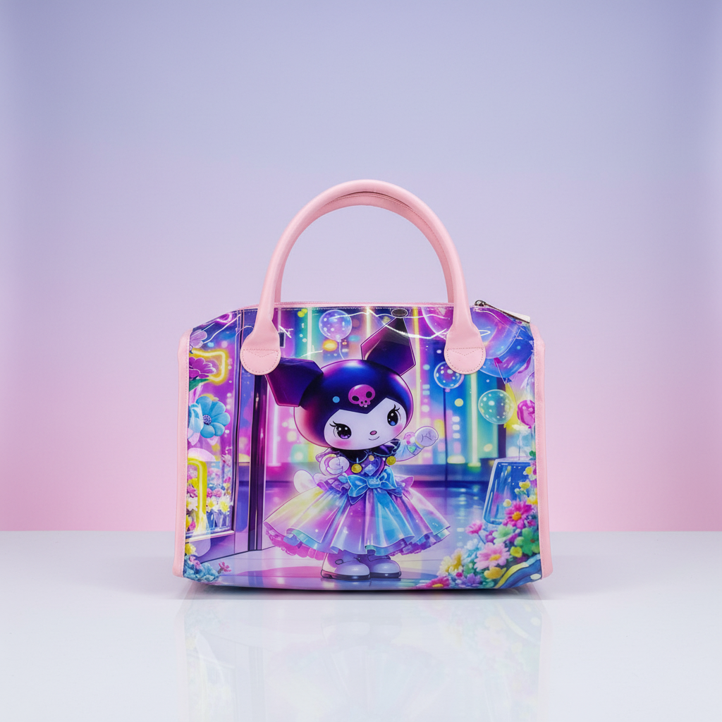 Dress-up Kuromi Theme Travel Bag
