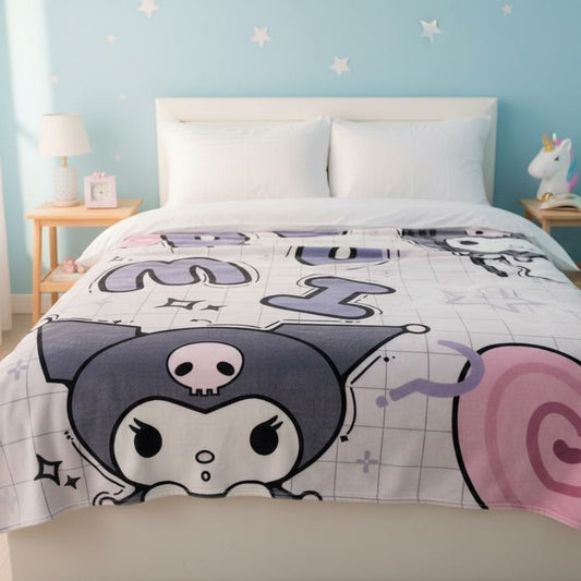 King size kuromi theme ac blanket