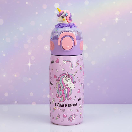 Unicorn Insulated Sipper Bottle 550ml