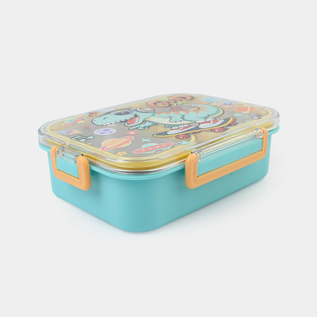 Dino Theme Insulated 3 Compartment Lunch Box