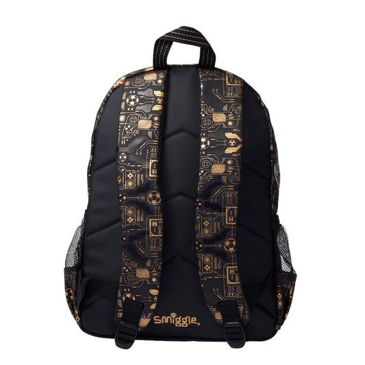 Smiggle Black Ball Theme Backpack