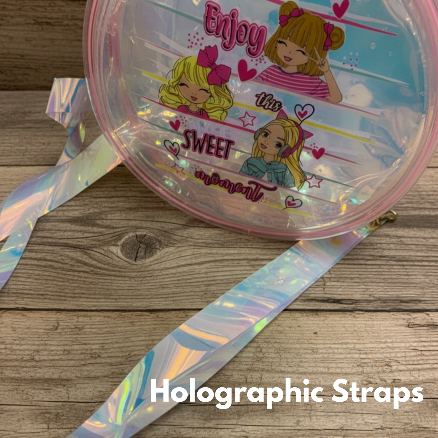 Glitter Filled Holographic Bags
