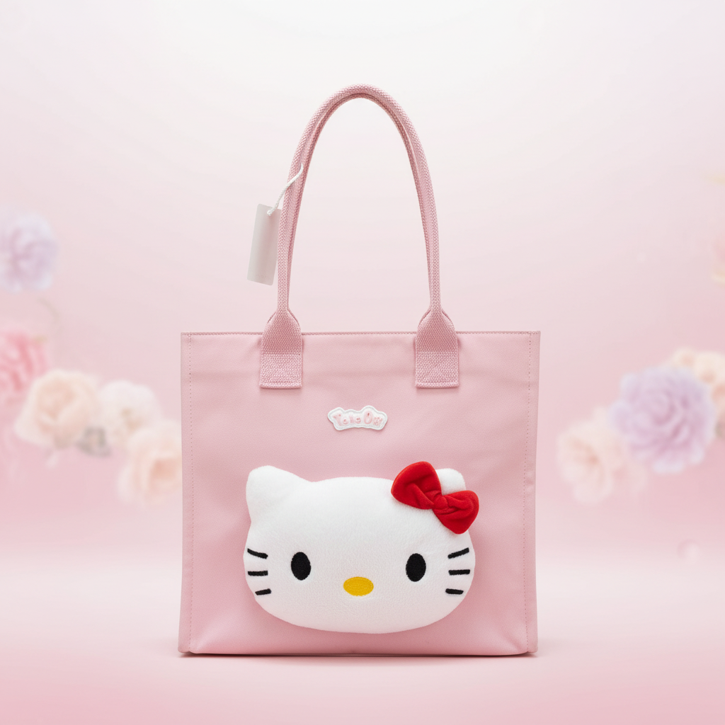 Sanrio Stuffed Character Tote Bags
