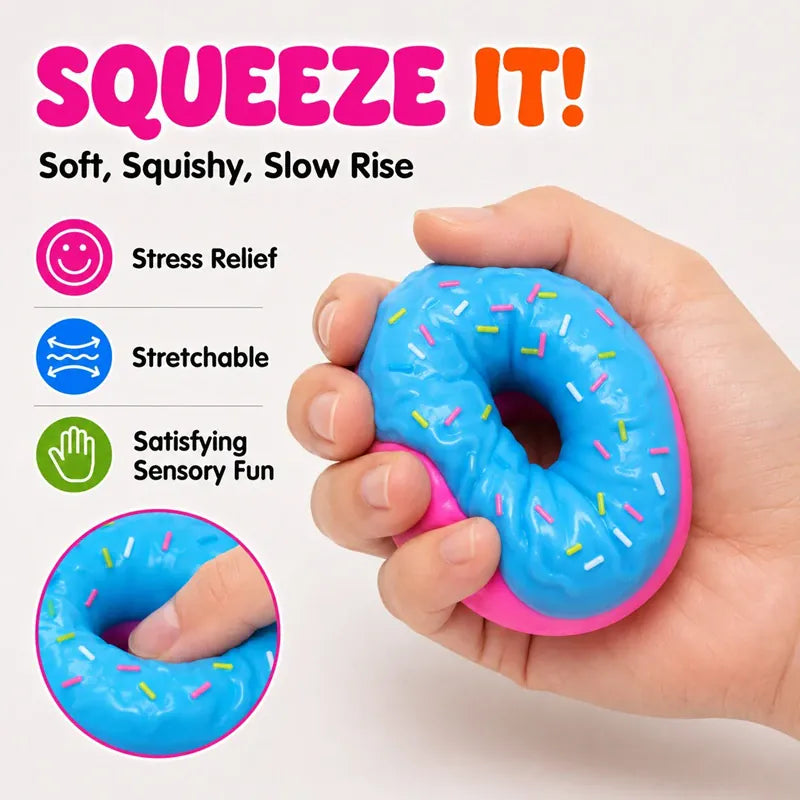 Cute donut squishy ( random color will be send )