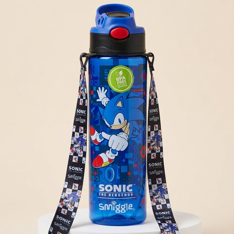 Original Sonic Acrylic Bottle with long strap
