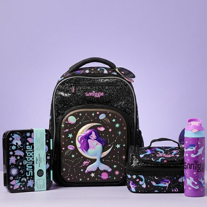 Black Mermaid Theme Bundle (17 inch bag)