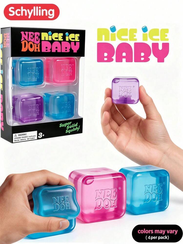Needoh 4 in 1 cube squishy