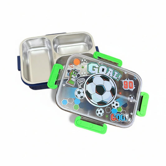 Vest Series Insulated Green Ball Theme Lunch Box
